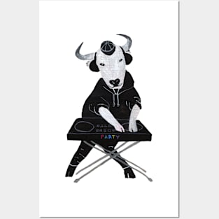 Bull DJ Posters and Art